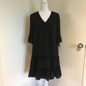 Adrianna Papell gorgeous black dress NWT